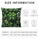 Happy St Patricks Day Pillow Covers St Patricks Day Decorations Green Luck Vase Holiday Farmhouse Spring Cushion Case for Home Sofa Couch