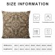  Outdoor Pillow Covers  Persian Carpet Tribal Pattern Throw Pillow Cover Outdoor Waterproof Pillow Covers Decor for Patio Funiture Garden