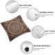  Outdoor Pillow Covers  Persian Carpet Tribal Pattern Throw Pillow Cover Outdoor Waterproof Pillow Covers Decor for Patio Funiture Garden 