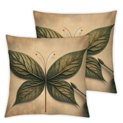  Spring Pillow Covers Spring Green Leaves Throw Pillowcase Modern Home Sofa Bedroom Living Room Holiday Cushion Case Decorations