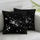 of July American Flag Pillow Covers Black White Decorative Throw Pillow Case Home Decor for Sofa Livingroom Couch Bed