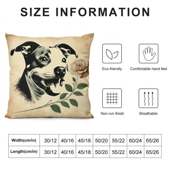  Summer Pillow Covers  Throw Pillowscase Summer Farmhouse Cushion Case Dog Decorations for Sofa Couch