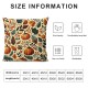  Fall Pillow Covers Happy Fall Pumpkin Fall Decor Decorative Throw Pillows Cushion Case Decoration for Sofa Couch