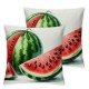  Summer Pillow Covers  Vintage Melon Pineapple Throw Pillow Covers Summer Farmhouse Cushion Case Decor for Sofa Couch