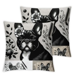  Spring Pillow Covers Throw Pillowcase Home Sofa Holiday Cushion Case Dog Spring Decorations