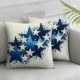  of July Pillow Covers The United States Flag Throw Pillow Covers Cushion Case Pillowcase Decorations for Sofa Couch