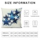  of July Pillow Covers The United States Flag Throw Pillow Covers Cushion Case Pillowcase Decorations for Sofa Couch