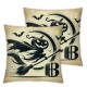 Halloween Pillow Covers  Retro Witch Cat Pillowcase Pumpkins Holiday Farmhouse Throw Pillows Indoor Outdoor Couch Cushion Case for Home Sofa Decor