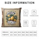 Summer Pillow Covers Pillows Decorative Throw Pillows When Gives You s/Make Cushion Case for Outdoor Sofa Chair Decor