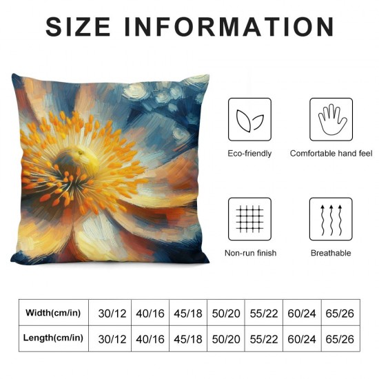  Bloom Floral Pillow Covers Farmhouse Spring Summer Decorations Throw Pillow Cover Sunflower Decorative Cushion Case for Sofa Couch Home Bed