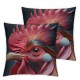 Farm Rooster Pillow Covers with Welcome to The Quote Print Pillow Cases for Farmhouse Décor Housewarming Gifts Cushion Cover 