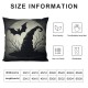 Happy Halloween Pillow Covers Witch Hat with Decorative Pillow Case Vintage Halloween Decorations for Home Sofa Couch (, 