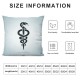  Theme Throw Pillow Covers Decor Outdoor Cushion Cover Pillow Case, Navy Blue ()