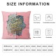  Valentine's Day Throw Pillow Covers Sweet Pink Series Journey Not The Destination Lettering Decorative Throw Pillow Case Square Home Couch Bed Set of 