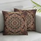  Outdoor Pillow Covers  Persian Carpet Tribal Pattern Throw Pillow Cover Outdoor Waterproof Pillow Covers Decor for Patio Funiture Garden 