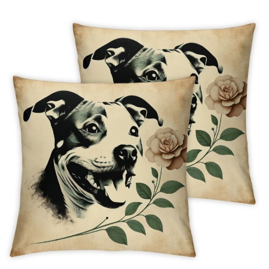  Summer Pillow Covers Throw Pillowscase Summer Cushion Case Dog Decorations for Sofa Couch