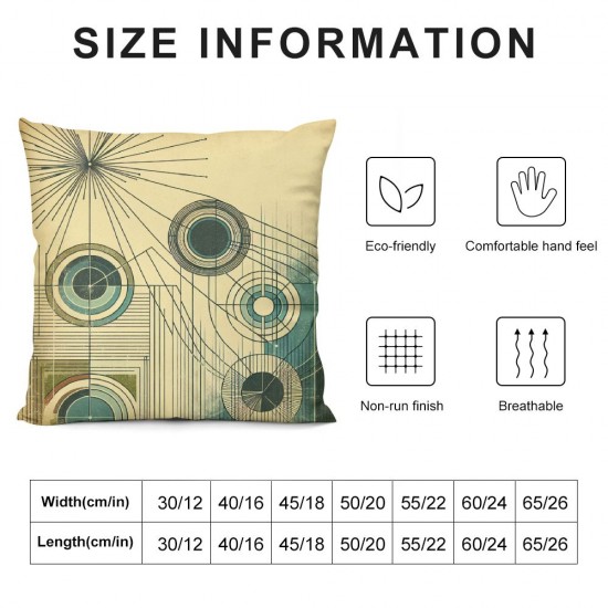  Summer Pillow Covers Illustration Style Throw Pillow Covers Summer Cushion Case Decor for Sofa Couch