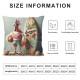  Summer Pillow Covers  Funny Chicken Throw Pillow Covers Summer Farmhouse Cushion Case Decor for Sofa Couch