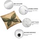  Spring Pillow Covers Spring Green Leaves Throw Pillowcase Modern Home Sofa Bedroom Living Room Holiday Cushion Case Decorations