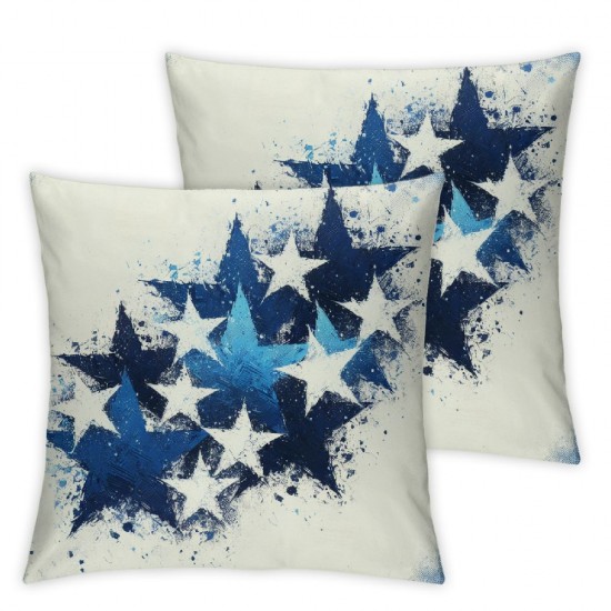  of Pillow Covers The United States Flag Throw Pillow Covers Cushion Case Pillowcase Decorations for Sofa Couch