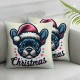  Christmas Pillow Covers Dog Throw Pillow Covers Pillowcase Dog for Living Room Cushion Case