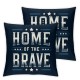  of July Pillow Covers Land of The Free Throw Pillow Covers Home of The Brave Cushion Case Pillowcase Decorations for Sofa Couch