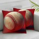 Retro Oil Painting Popular Sports in USA Throw Pillow Case for Outdoor Indoor Home Decor Cushion Cover