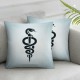  Theme Throw Pillow Covers Decor Outdoor Cushion Cover Pillow Case, Navy Blue ()