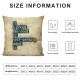 Love is Patient Love is Kind Throw Pillow Cover  Inspirational Quotes with Vintage Wooden Board Background Housewarming Gifts Home Decor Pillows Cover for Sofa Couch Bed (Love)