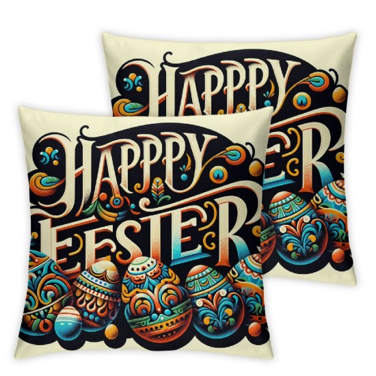  Pillow Covers Happy Decor Hello My Peeps Pillow Covers Decorative Outdoor Throw Pillow Covers Cushion Case