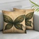  Spring Pillow Covers Spring Green Leaves Throw Pillowcase Modern Home Sofa Bedroom Living Room Holiday Cushion Case Decorations