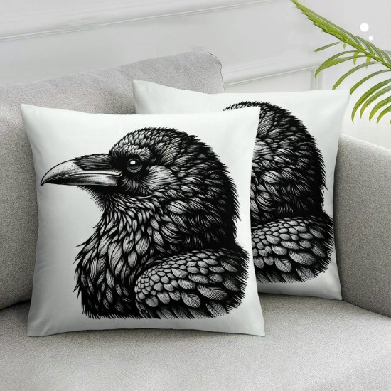  Halloween Pillow Covers Retro Pillowcase Holiday Farmhouse Throw Pillows Indoor Outdoor Couch Cushion Case for Home Sofa Decor