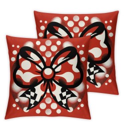  Valentines Day Pillow Covers Red Love Heart Throw Pillowcase Valentines Day, , Wedding, Decorations for Sofa Couch