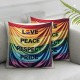  Home Decor Throw Pillow Covers Pillow Covers Love Decorative Square Standard Pillowcases for Sofa 