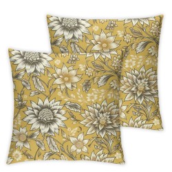 Yellow Leaves Cushion Cover Throw Pillow Covers for Sofa Home Decor Pillowslip Gift Pillowcase 