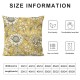 Yellow Leaves Cushion Cover Throw Pillow Covers for Sofa Home Decor Pillowslip Gift Pillowcase 