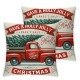 Christmas Pillow Covers Have Christmas with Christmas Tree Sign Winter Holiday Home Décor Cushion Case )