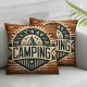 ShareJ Pillow Covers Outdoor Camping Inspirational Quote Rustic Wood Background Cushion Cover RV Car Decor Pillow Cases 