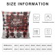  Christmas Pillow Covers Christmas Decorations Throw Pillow Covers Merry Christmas Tree Truck Winter Holiday Decor Cushion Case for Couch