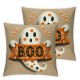 Halloween Ghost Throw Pillow Covers Halloween Decorative Pillow Cases Square Cushion Cover Farmhouse Decor for Home Sofa