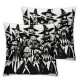  Halloween Pillow Covers Halloween Witch Pillowcase Holiday Farmhouse Throw Pillows Indoor Outdoor Couch Cushion Case for Home Sofa Decor