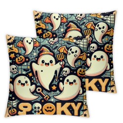 Halloween Pillow Covers Pillowcase Holiday Farmhouse Throw Pillows Indoor Outdoor Couch Cushion Case for Home Sofa Decor