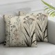 Green Plant Throw Pillow Covers Pure and Fresh Flower Art Spring Summer Decorations Pillow CoversOutdoor Home Decor Cushion Cover for Sofa Couch (Green Plant, 