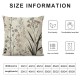 Green Plant Throw Pillow Covers Pure and Fresh Flower Art Spring Summer Decorations Pillow CoversOutdoor Home Decor Cushion Cover for Sofa Couch (Green Plant, 