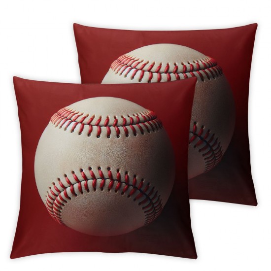 Retro Oil Painting Popular Sports in USA Throw Pillow Case for Outdoor Indoor Home Decor Cushion Cover