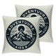 Mountains Pillow Covers Vintage Wilderness Adventure Camping Forest Throw Pillow Covers Outdoor Decorative Pillow Cases Square Cushion Cover (Adventure)