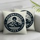 Mountains Pillow Covers Vintage Wilderness Adventure Camping Forest Throw Pillow Covers Outdoor Decorative Pillow Cases Square Cushion Cover (Adventure)