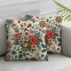 Spring Pillow Covers Fresh Flower Market Spring Decorations Throw Farmhouse Pillowcase Linen Cushion Case for Spring Home Décor