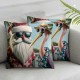  Merry Christmas Decorative Pillow Covers Beach Throw Pillow Covers Cushion Cover