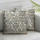 Love is Patient Love is Kind Throw Pillow Cover  Inspirational Quotes with Vintage Wooden Board Background Housewarming Gifts Home Decor Pillows Cover for Sofa Couch Bed (Love)